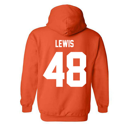 BGSU - NCAA Football : Quentin Lewis - Classic Shersey Hooded Sweatshirt-1