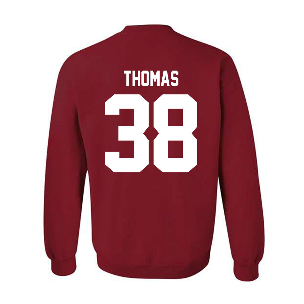 Ball State - NCAA Baseball : Kenskey Thomas - Classic Shersey Crewneck Sweatshirt-1