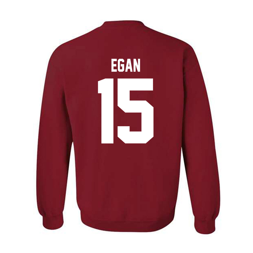 Troy - NCAA Baseball : Tommy Egan - Classic Shersey Crewneck Sweatshirt-1