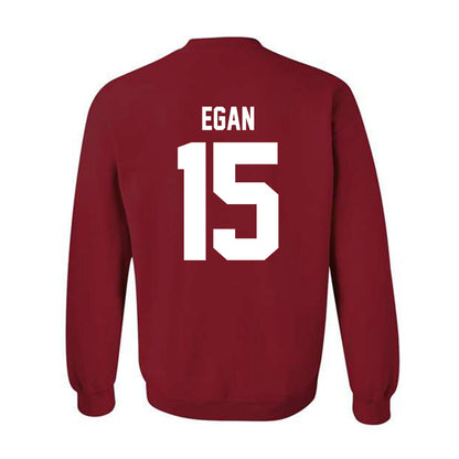 Troy - NCAA Baseball : Tommy Egan - Classic Shersey Crewneck Sweatshirt-1