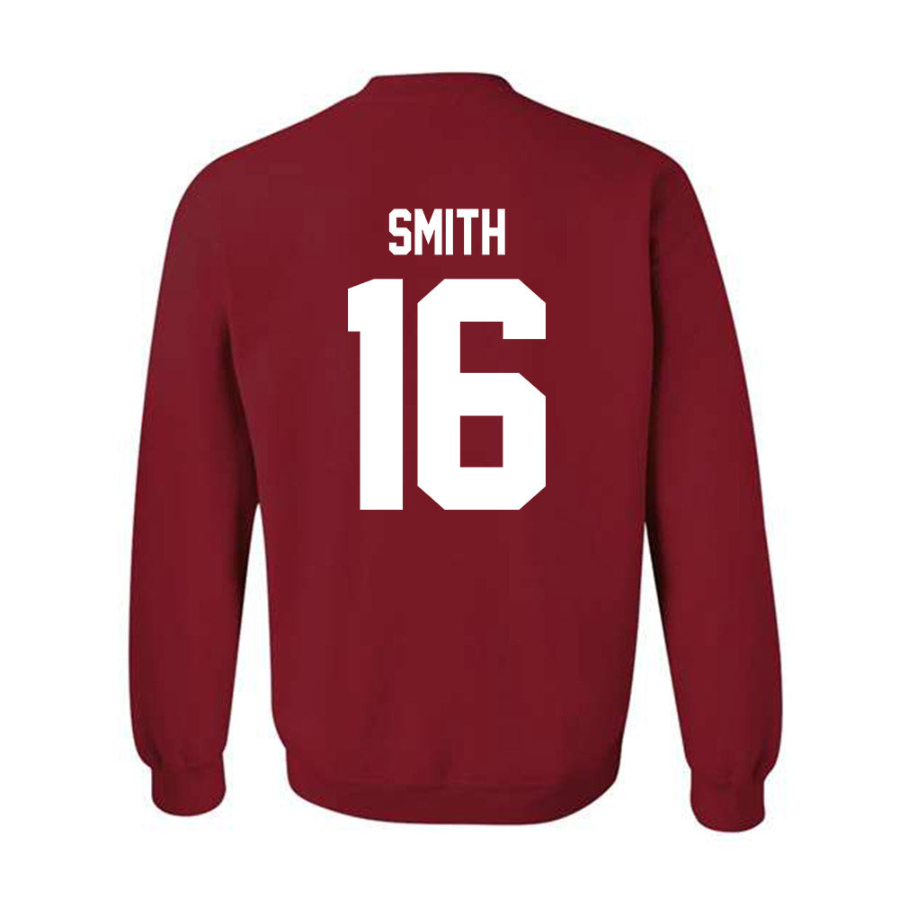 Troy - NCAA Baseball : Hayden Smith - Classic Shersey Crewneck Sweatshirt-1