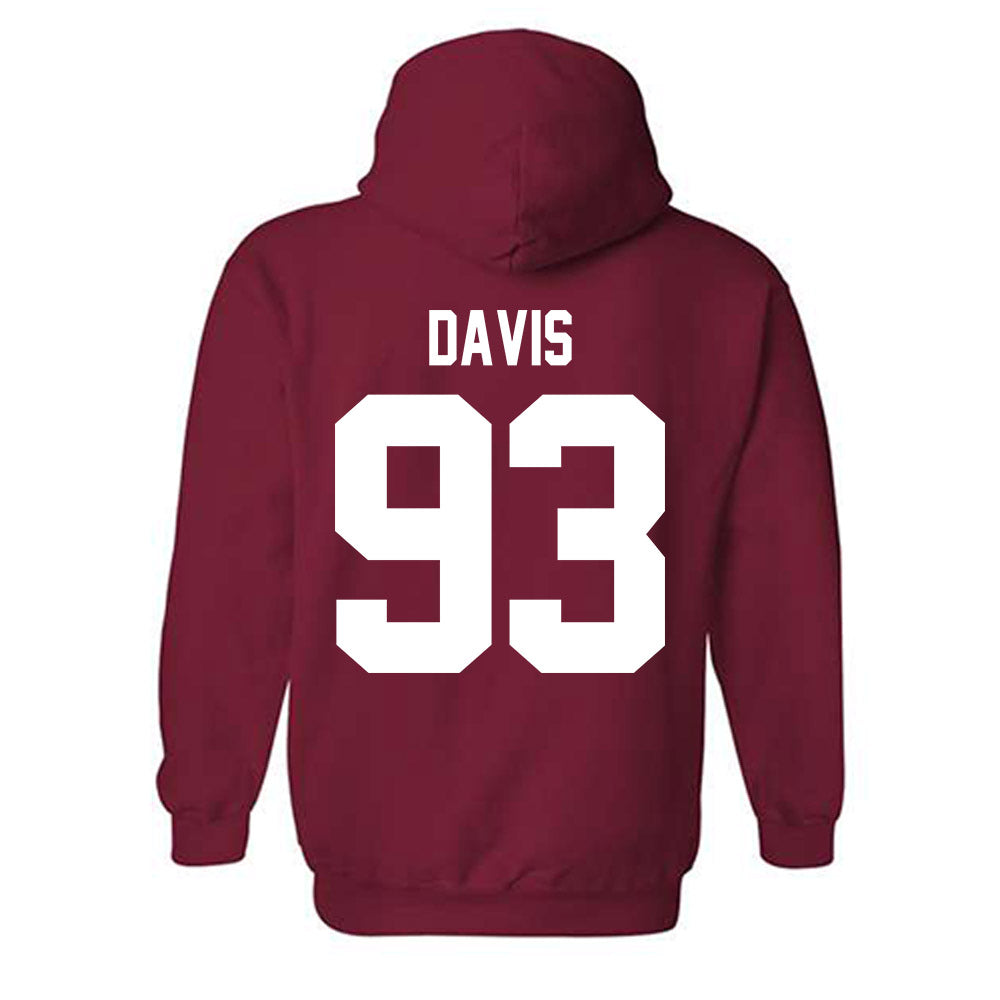 Troy - NCAA Football : RaKeem Davis - Classic Shersey Hooded Sweatshirt-1