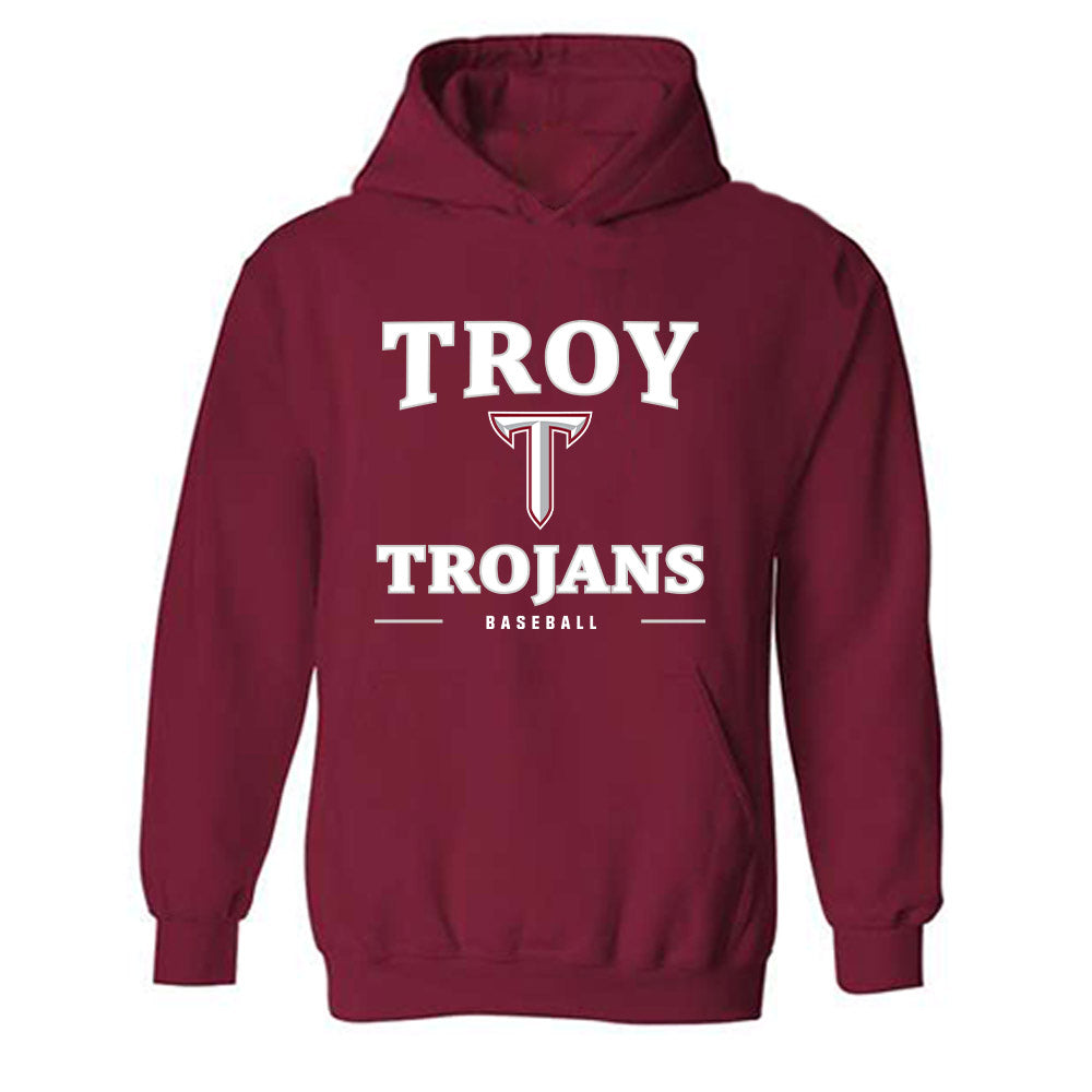 Troy - NCAA Baseball : Sean Darnell - Classic Shersey Hooded Sweatshirt-0