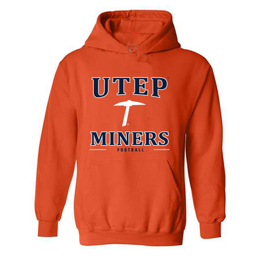 UTEP - NCAA Football : Jackson Bradley - Classic Shersey Hooded Sweatshirt-0