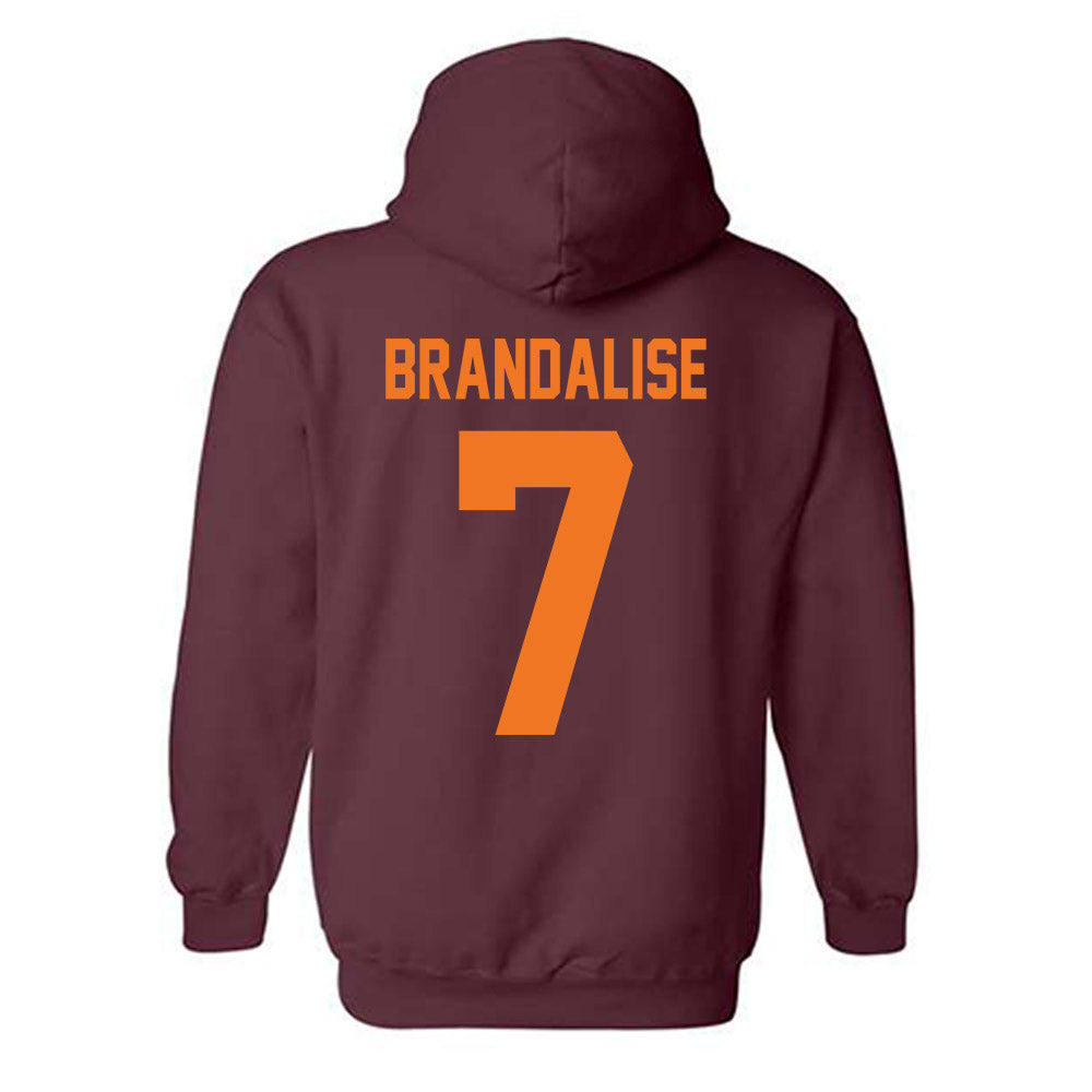 Virginia Tech - NCAA Women's Volleyball : Camilla Brandalise - Classic Shersey Hooded Sweatshirt-1