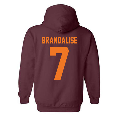 Virginia Tech - NCAA Women's Volleyball : Camilla Brandalise - Classic Shersey Hooded Sweatshirt-1
