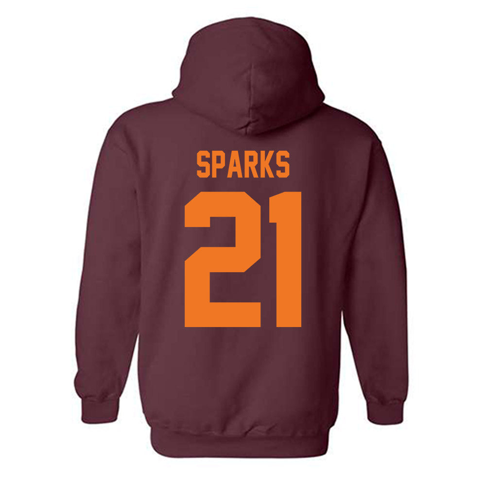 Virginia Tech - NCAA Football : Cam Sparks - Classic Shersey Hooded Sweatshirt-1