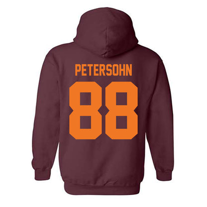 Virginia Tech - NCAA Football : Pierce Petersohn - Classic Shersey Hooded Sweatshirt-1