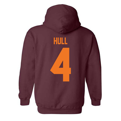 Virginia Tech - NCAA Men's Basketball : Ned Hull - Classic Shersey Hooded Sweatshirt-1