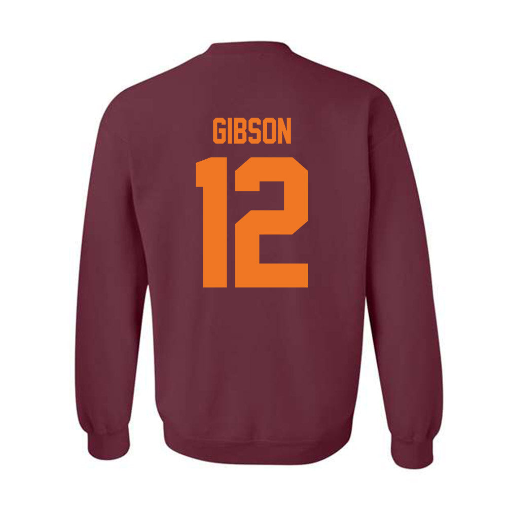 Virginia Tech - NCAA Baseball : Ethan Gibson - Classic Shersey Crewneck Sweatshirt-1