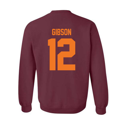 Virginia Tech - NCAA Baseball : Ethan Gibson - Classic Shersey Crewneck Sweatshirt-1