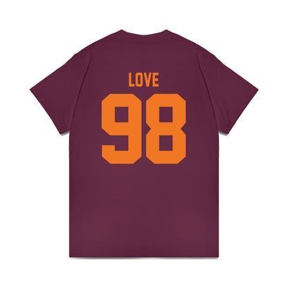 Virginia Tech - NCAA Football : Will Love - Classic Shersey Heavy Cotton™ T-Shirt-1