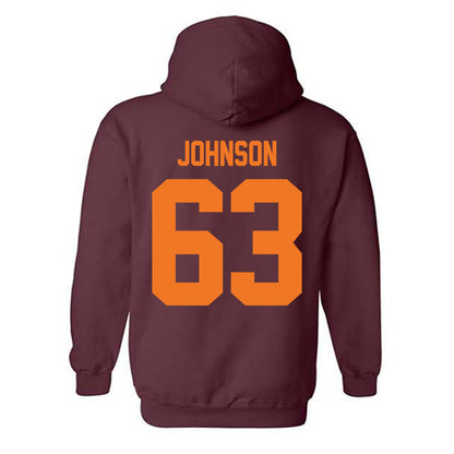 Virginia Tech - NCAA Football : Kamren Johnson - Classic Shersey Hooded Sweatshirt-1
