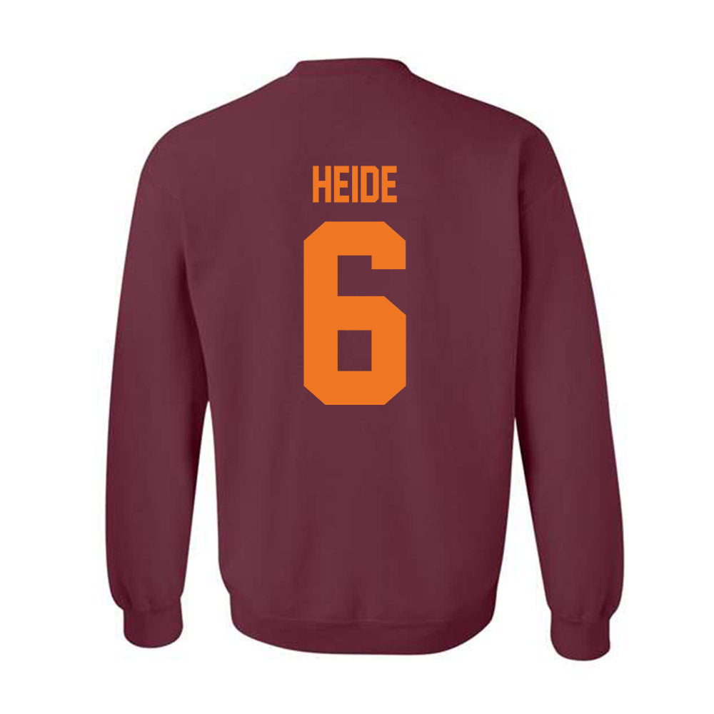 Virginia Tech - NCAA Men's Basketball : Miles Heide - Classic Shersey Crewneck Sweatshirt-1