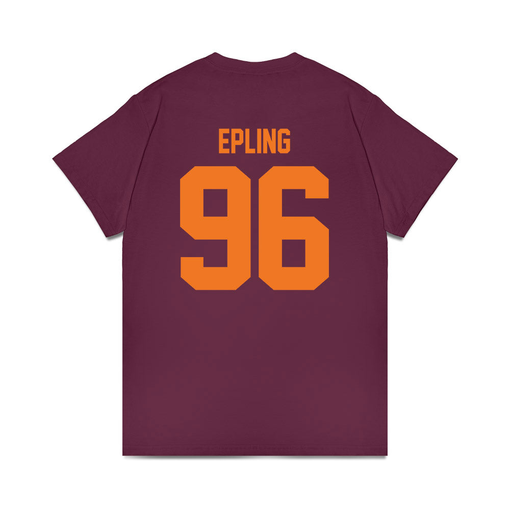 Virginia Tech - NCAA Football : Christian Epling - Classic Shersey Heavy Cotton™ T-Shirt-1