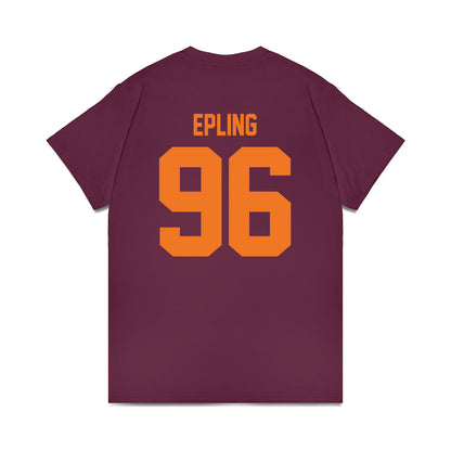 Virginia Tech - NCAA Football : Christian Epling - Classic Shersey Heavy Cotton™ T-Shirt-1