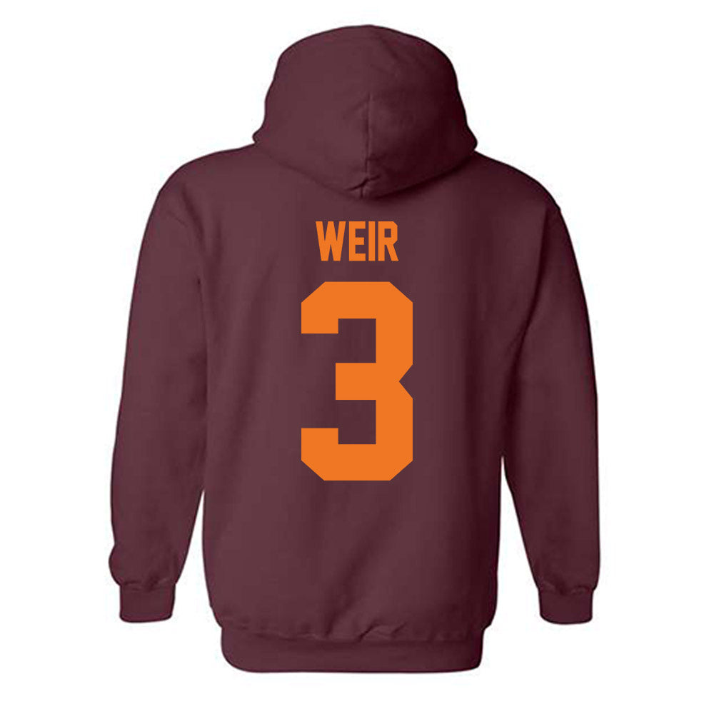 Virginia Tech - NCAA Women's Soccer : Anna Weir - Classic Shersey Hooded Sweatshirt-1