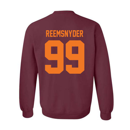 Virginia Tech - NCAA Football : Cole Reemsnyder - Classic Shersey Crewneck Sweatshirt-1