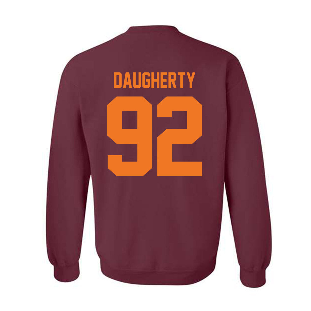 Virginia Tech - NCAA Football : Aiden Daugherty - Classic Shersey Crewneck Sweatshirt-1