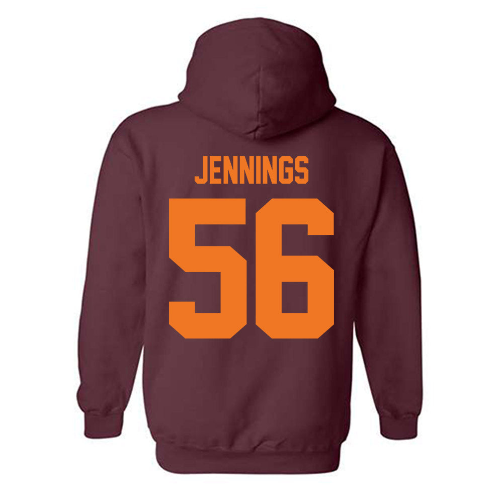 Virginia Tech - NCAA Football : Daniel Jennings - Classic Shersey Hooded Sweatshirt-1