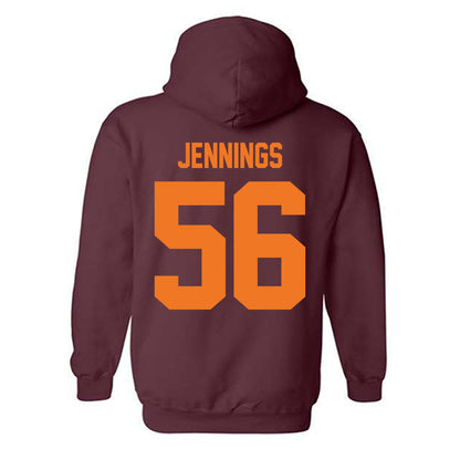Virginia Tech - NCAA Football : Daniel Jennings - Classic Shersey Hooded Sweatshirt-1