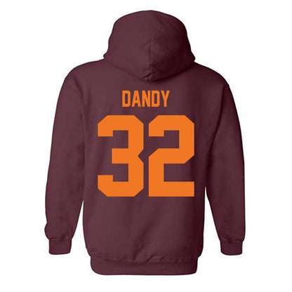Virginia Tech - NCAA Football : Deric Dandy - Classic Shersey Hooded Sweatshirt-1