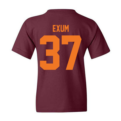 Virginia Tech - NCAA Baseball : Jacob Exum - Classic Shersey Youth T-Shirt-1