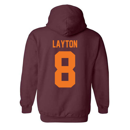Virginia Tech - NCAA Softball : Avery Layton - Classic Shersey Hooded Sweatshirt-1