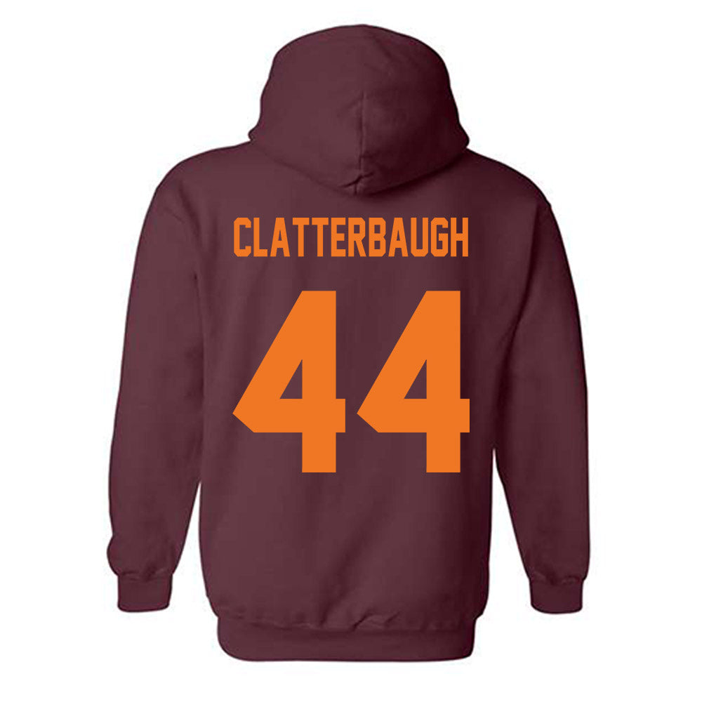 Virginia Tech - NCAA Football : Brett Clatterbaugh - Classic Shersey Hooded Sweatshirt-1