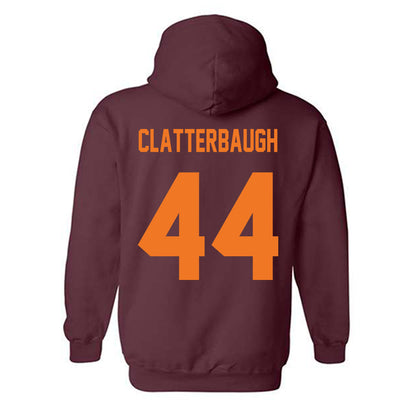 Virginia Tech - NCAA Football : Brett Clatterbaugh - Classic Shersey Hooded Sweatshirt-1