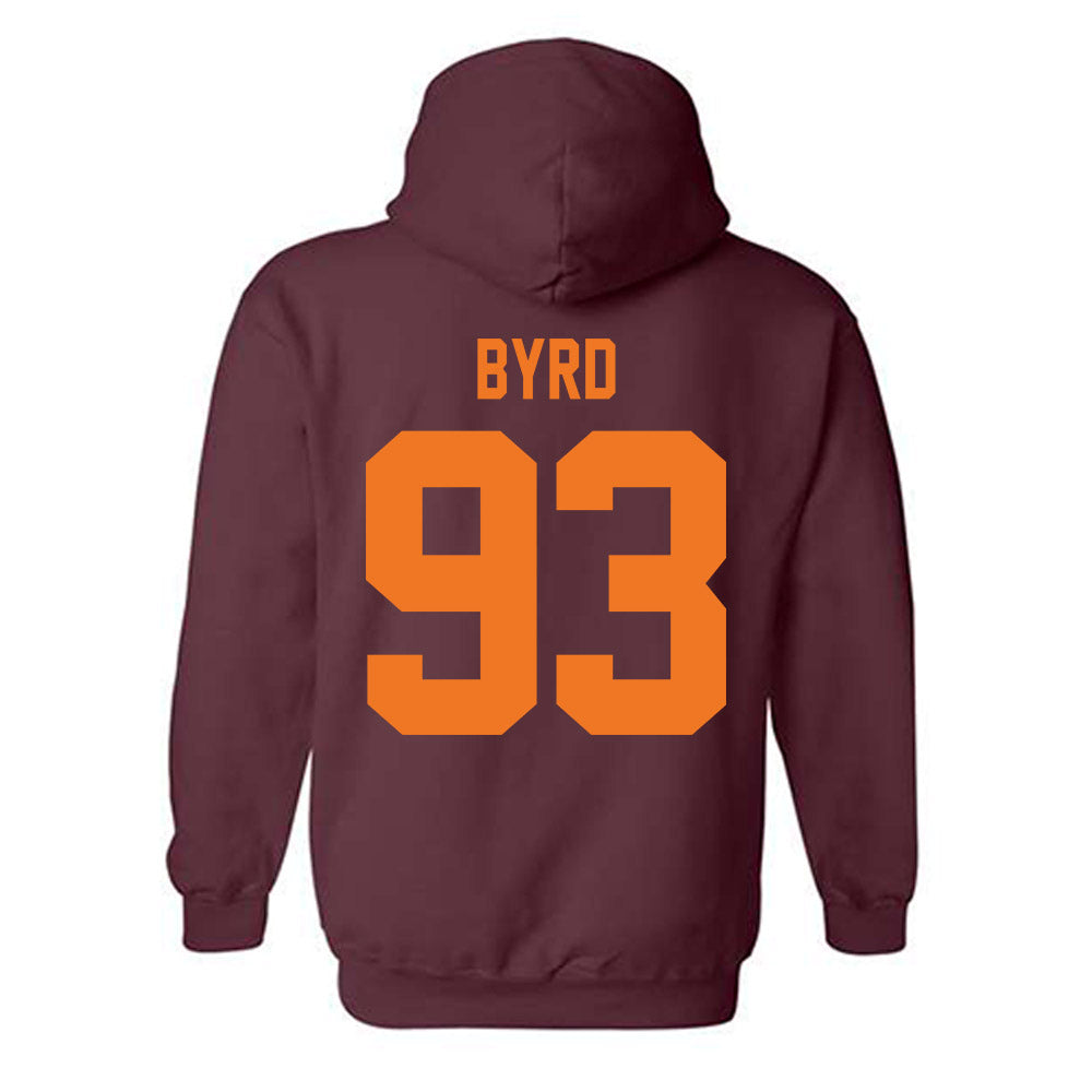 Virginia Tech - NCAA Football : Cole Byrd - Classic Shersey Hooded Sweatshirt-1