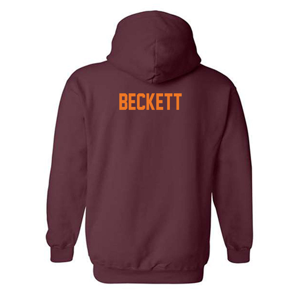 Virginia Tech - NCAA Cheerleading : Alyssa Beckett - Classic Shersey Hooded Sweatshirt-1