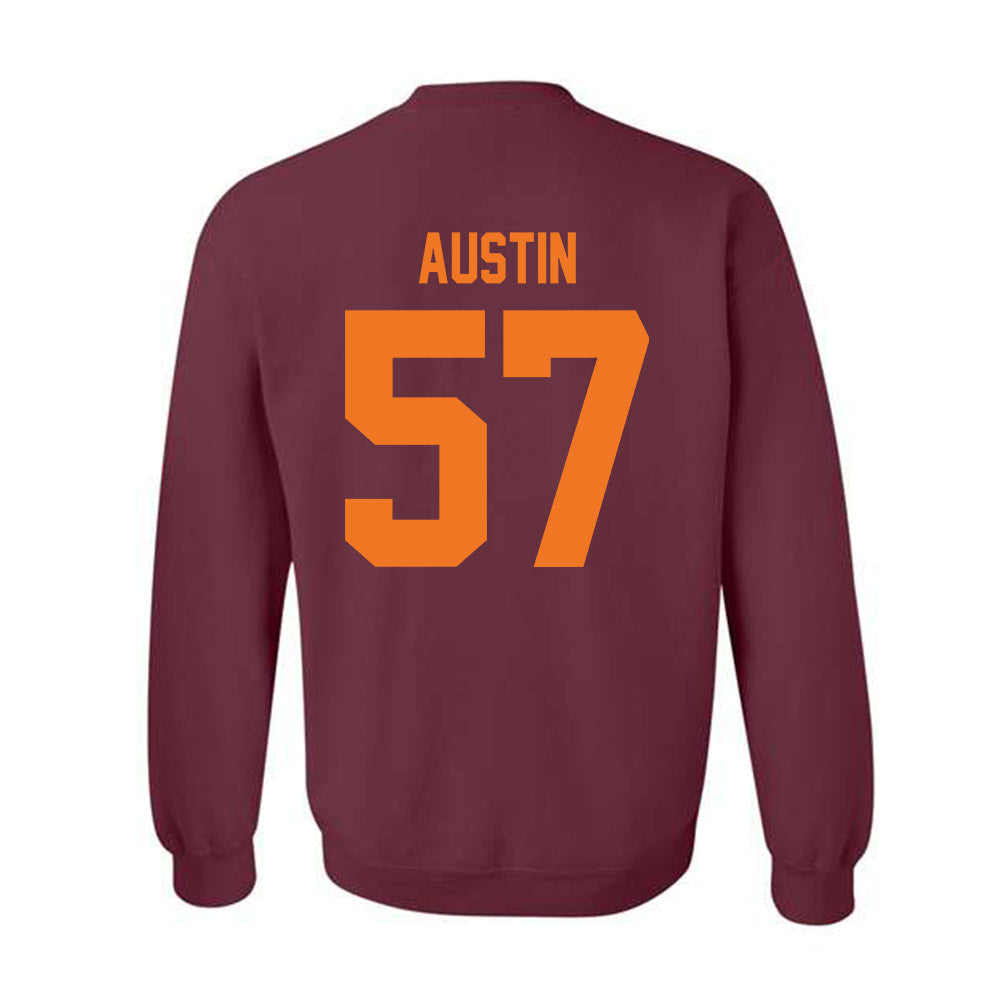 Virginia Tech - NCAA Football : Lucas Austin - Classic Shersey Crewneck Sweatshirt-1