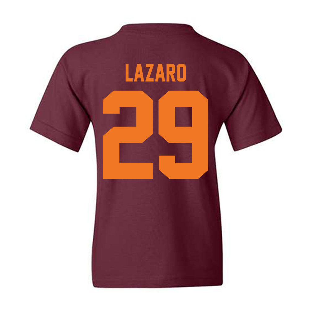 Virginia Tech - NCAA Baseball : Danny Lazaro - Classic Shersey Youth T-Shirt-1