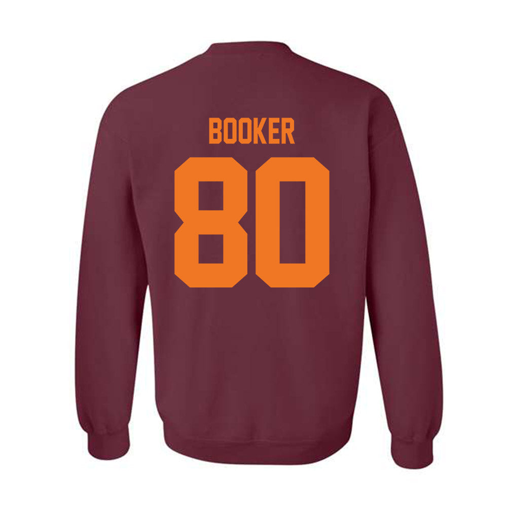Virginia Tech - NCAA Football : LJ Booker - Classic Shersey Crewneck Sweatshirt-1
