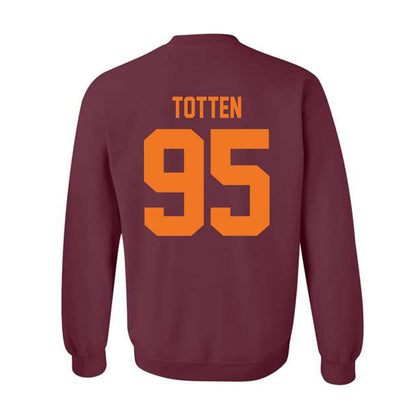 Virginia Tech - NCAA Football : Nathan Totten - Classic Shersey Crewneck Sweatshirt-1