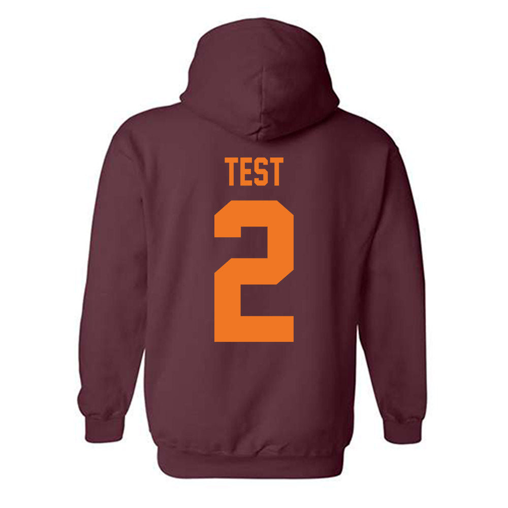 Virginia Tech - NCAA Baseball : Karthik Test - Classic Shersey Hooded Sweatshirt-1