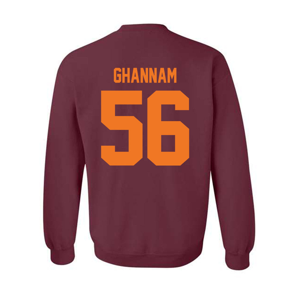 Virginia Tech - NCAA Football : Layth Ghannam - Classic Shersey Crewneck Sweatshirt-1