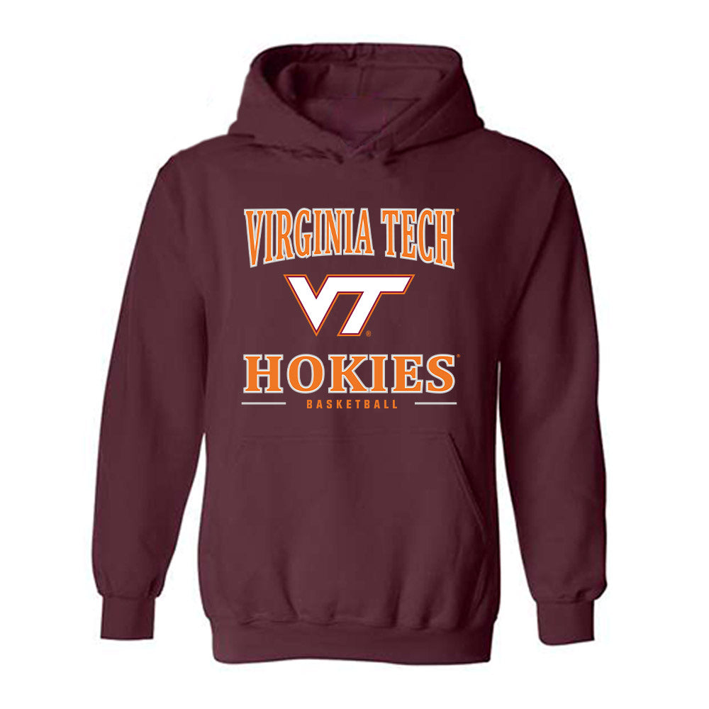 Virginia Tech - NCAA Men's Basketball : SinCere Jones - Classic Shersey Hooded Sweatshirt-0