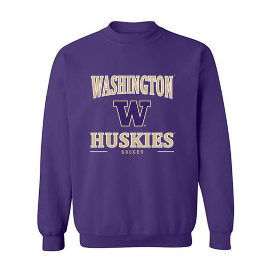 Washington - NCAA Men's Soccer : Connor Lofy - Classic Shersey Crewneck Sweatshirt-0