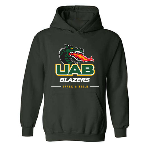 UAB - NCAA Women's Track & Field : Brenna Dutcher - Classic Shersey Hooded Sweatshirt-0