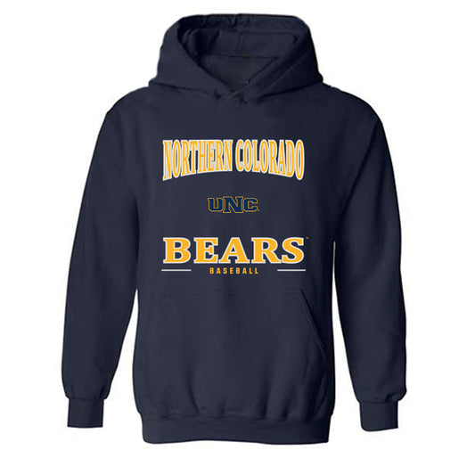 UNCO - NCAA Baseball : Ethan Sanchez - Classic Shersey Hooded Sweatshirt-0