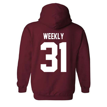 NMSU - NCAA Baseball : Dylan Weekly - Classic Shersey Hooded Sweatshirt-1