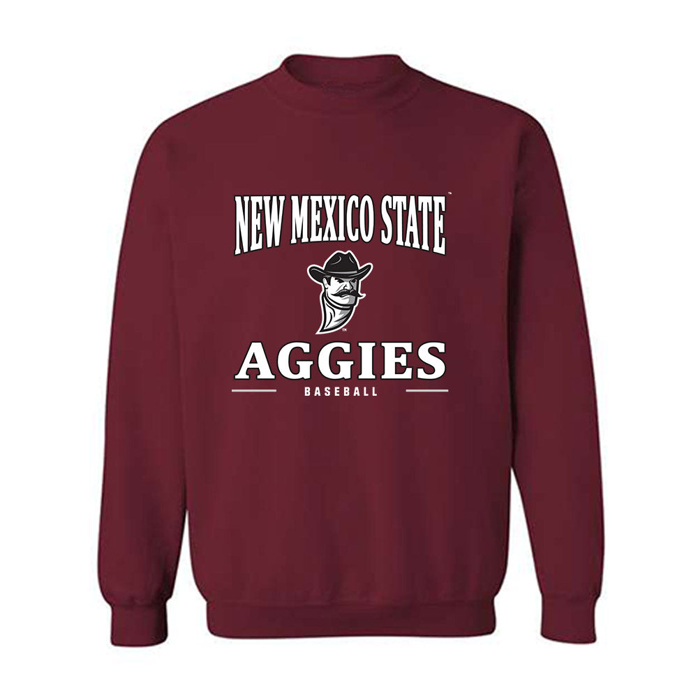 NMSU - NCAA Baseball : Dane Woodcook - Classic Shersey Crewneck Sweatshirt-0
