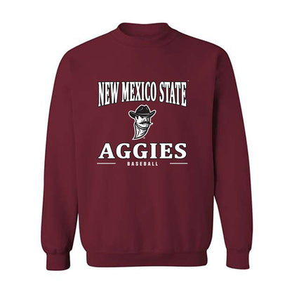 NMSU - NCAA Baseball : Dane Woodcook - Classic Shersey Crewneck Sweatshirt-0