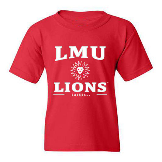 LMU - NCAA Baseball : Alex Chavez - Classic Shersey Youth T-Shirt-0