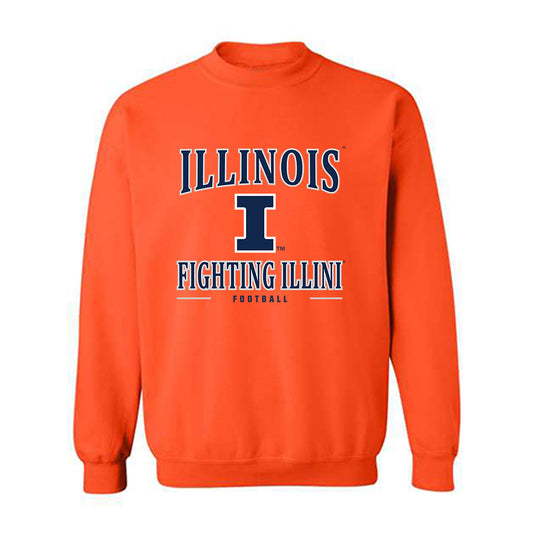 Illinois - NCAA Football : Carter Smith - Classic Shersey Crewneck Sweatshirt-0
