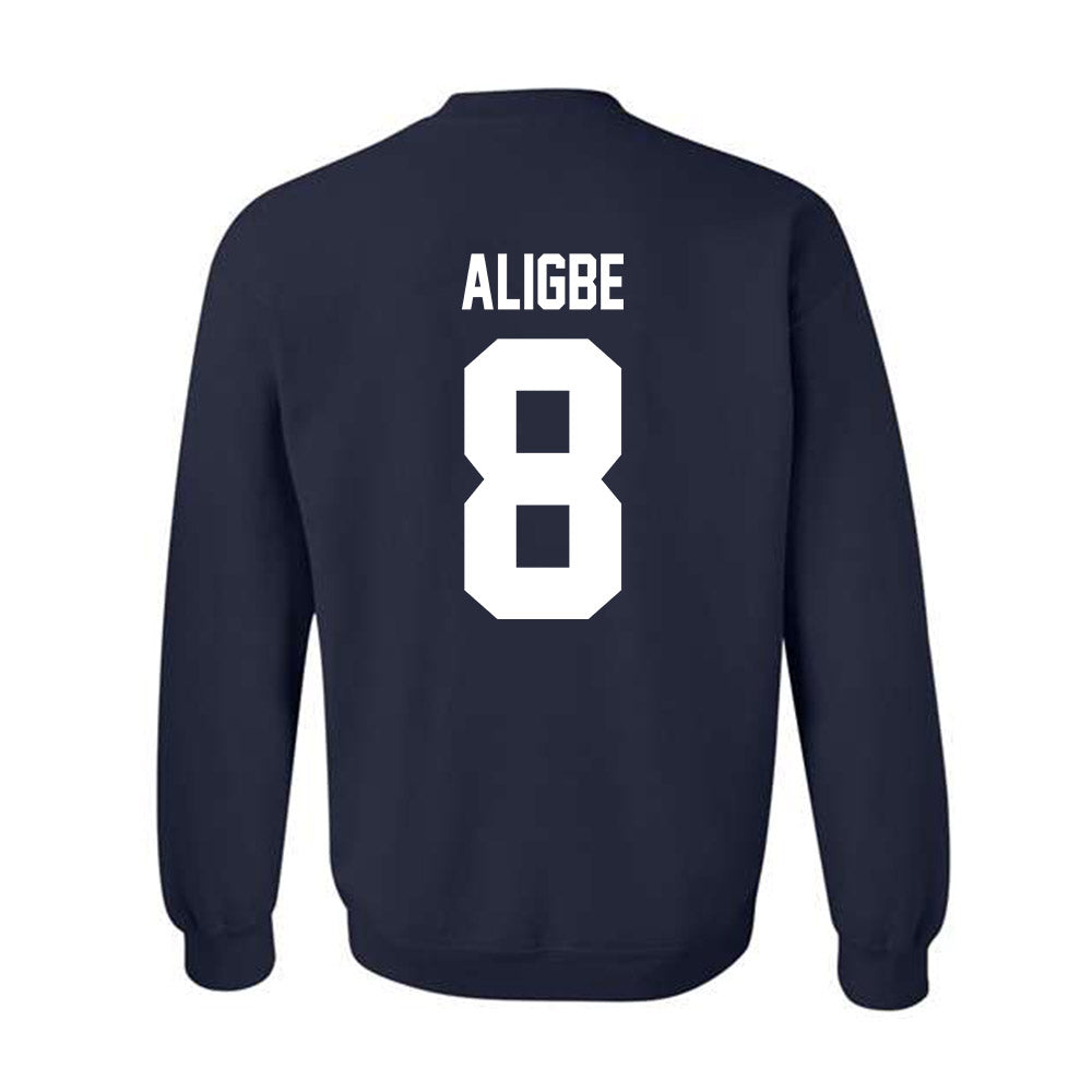 Xavier - NCAA Men's Basketball : Rolyns Aligbe - Classic Shersey Crewneck Sweatshirt-1