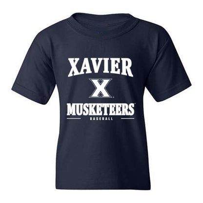 Xavier - NCAA Baseball : Alex King - Classic Shersey Youth T-Shirt-0