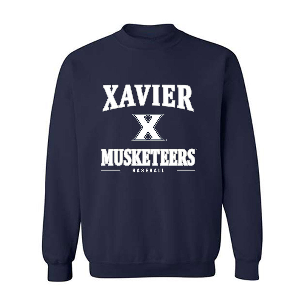 Xavier - NCAA Baseball : Ryan Hussey - Classic Shersey Crewneck Sweatshirt-0